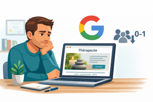 site internet thérapeute qui ne génère pas de clients